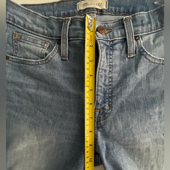 MADEWELL | 9 Inch High-Rise Skinny Jeans in Ontario Wash Size 27 - Picture 9 of 12